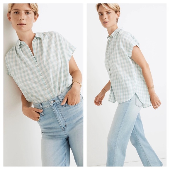 Madewell Tops - Madewell Central Shirt in Brantley Plaid